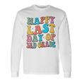 Happy Last Day Of 3Rd Grade Last Day Of School Groovy Long Sleeve T-Shirt T-Shirt Gifts ideas