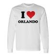 I Heart Orlando First Name I Love Personalized Stuff Long Sleeve T-Shirt Gifts ideas