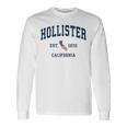 Hollister California Vintage State Usa Flag Athletic Style Long Sleeve T-Shirt Gifts ideas