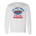 Im Just Here For The Wieners Hot Dog Fourth Of July Long Sleeve T-Shirt T-Shirt Gifts ideas