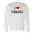 I Love Tornjaks I Heart Tornjaks Dog Lover Pet Puppy Dog Long Sleeve T-Shirt Gifts ideas
