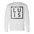 Luis Minimalism Long Sleeve T-Shirt Gifts ideas