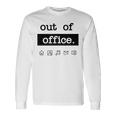 Out Of Office Work From Home Vacation Holiday Long Sleeve T-Shirt Gifts ideas
