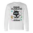 Proud Husband Of A Class Of 2023 Graduate Black Cat Long Sleeve T-Shirt T-Shirt Gifts ideas