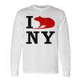 I Rat Ny I Love Rats New York Long Sleeve T-Shirt Gifts ideas