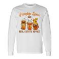 Real Estate Halloween Pumpkin Spice And Real Estate Advice Long Sleeve T-Shirt Gifts ideas