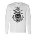 Sailing Boat Captain Sring Wheel Compass Anchor Long Sleeve T-Shirt T-Shirt Gifts ideas