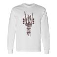 Skeleton Guitar Music Lover Rock And Roll Halloween Long Sleeve T-Shirt Gifts ideas