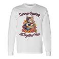 Summer Reading All Together 2023 Cat Books Now Library Long Sleeve T-Shirt T-Shirt Gifts ideas