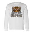 Tigers School Sports Fan Team Spirit Football Leopard Long Sleeve T-Shirt Gifts ideas