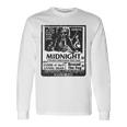 Vintage Midnight Drive In 80S Horror Movies Flyer 80S Long Sleeve T-Shirt Gifts ideas