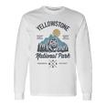 Vintage Retro Yellowstone National Park Hiking Long Sleeve T-Shirt Gifts ideas