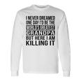 Worlds Greatest Grandpa Grandfather Long Sleeve T-Shirt Gifts ideas