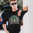 21St Birthday 21 Year Old Vintage 2002 Limited Edition Long Sleeve Gifts for Him