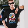 4Th Of July American Flag Bald Eagle Mullet Play Free Bird Long Sleeve T-Shirt T-Shirt Gifts for Him
