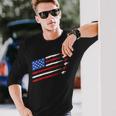 4Th Of July Fighter Jets Usa American Flag Celebration Long Sleeve T-Shirt Gifts for Him