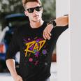 80S Costume Halloween Party Retro Vintage Rad 80S Vintage Long Sleeve T-Shirt T-Shirt Gifts for Him