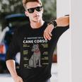 Anatomy Of Cane Corso Italian Mastiff Dog Owner Long Sleeve T-Shirt T-Shirt Gifts for Him