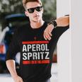 Aperol Spritz Cocktail Party Alcohol Drink Summer Beverage Long Sleeve T-Shirt Gifts for Him