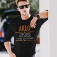 Arlo Name Arlo The Man The Myth The Legend V2 Long Sleeve T-Shirt Gifts for Him