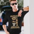 August 1983 40Th Birthday 2023 40 Years Of Being Awesome Long Sleeve Gifts for Him