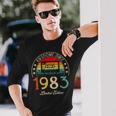 Awesome Since 1983 Vintage 1983 40Th Birthday 40 Years Old 40Th Birthday Long Sleeve T-Shirt T-Shirt Gifts for Him