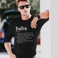 Baba Definition Cool Long Sleeve T-Shirt Gifts for Him