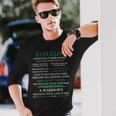 Banuelos Name Banuelos Completely Unexplainable Long Sleeve T-Shirt Gifts for Him
