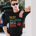 Best Schillerstövare Dad Ever Vintage Father Dog Lover Long Sleeve T-Shirt Gifts for Him