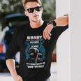 Brady Name Brady And A Mad Man In Him V2 Long Sleeve T-Shirt Gifts for Him