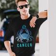 Cancer Zodiac Sign Astrology Birthday Horoscope Lover Long Sleeve T-Shirt T-Shirt Gifts for Him