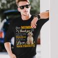 Cavachon Dear Mommy Thank You For Being My Mommy Long Sleeve T-Shirt Gifts for Him