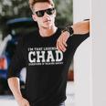 Chad Personal Name First Name Chad Long Sleeve T-Shirt Gifts for Him