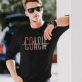 Cheerleading Coach Cute Cheer For Coach Appreciation Long Sleeve Gifts for Him