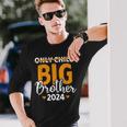 Only Child Expires Big Brother 2024 Pregnancy Announcement Long Sleeve T-Shirt Gifts for Him