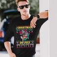 Christmas In July Ugly Sweater Santa Summer Long Sleeve T-Shirt Gifts for Him