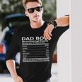 Dad Bod Nutritional Facts Matching Long Sleeve T-Shirt Gifts for Him