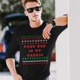Your Dad Is My Cardio Ugly Christmas Sweater Long Sleeve T-Shirt Gifts for Him