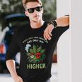 Dad Weed 420 Weed Dad Like Regular Dad Only Higher Long Sleeve T-Shirt T-Shirt Gifts for Him