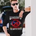 Democrats Suck Are Stupid The Real Virus Threatening The Us Long Sleeve T-Shirt T-Shirt Gifts for Him
