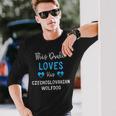 This Dude Loves His Czechoslovakian Wolfdog Long Sleeve T-Shirt Gifts for Him