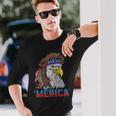 Eagle Mullet 4Th Of July Usa American Flag Eagle Merica Long Sleeve T-Shirt T-Shirt Gifts for Him