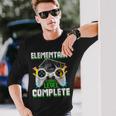 Elementary Level Complete Gamer Graduation Video Games Boys Long Sleeve T-Shirt T-Shirt Gifts for Him