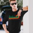 Evergreen Vintage Stripes Amite City Louisiana Long Sleeve T-Shirt Gifts for Him