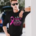 In This Family Nobody Fights Alone Breast Cancer Awareness Long Sleeve Gifts for Him