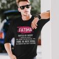 Fatima Name Fatima Hated By Many Loved By Plenty Heart Her Sleeve V2 Long Sleeve T-Shirt Gifts for Him