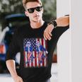 Firework Uncle Sam Griddy Dance 4Th Of July Independence Day Long Sleeve T-Shirt T-Shirt Gifts for Him