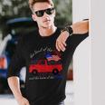 Fourth Of July Patriotic Classic Pickup Truck American Flag Long Sleeve T-Shirt T-Shirt Gifts for Him