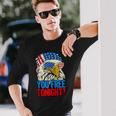 You Free Tonight Bald Eagle Mullet 4Th Of July Us Flag Retro Long Sleeve T-Shirt T-Shirt Gifts for Him