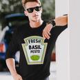 Group Condiments Halloween Costume Family Basil Pesto Long Sleeve T-Shirt Gifts for Him